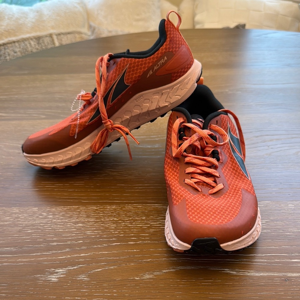 Altra coral and navy Athletic Shoes with Breathable Mesh